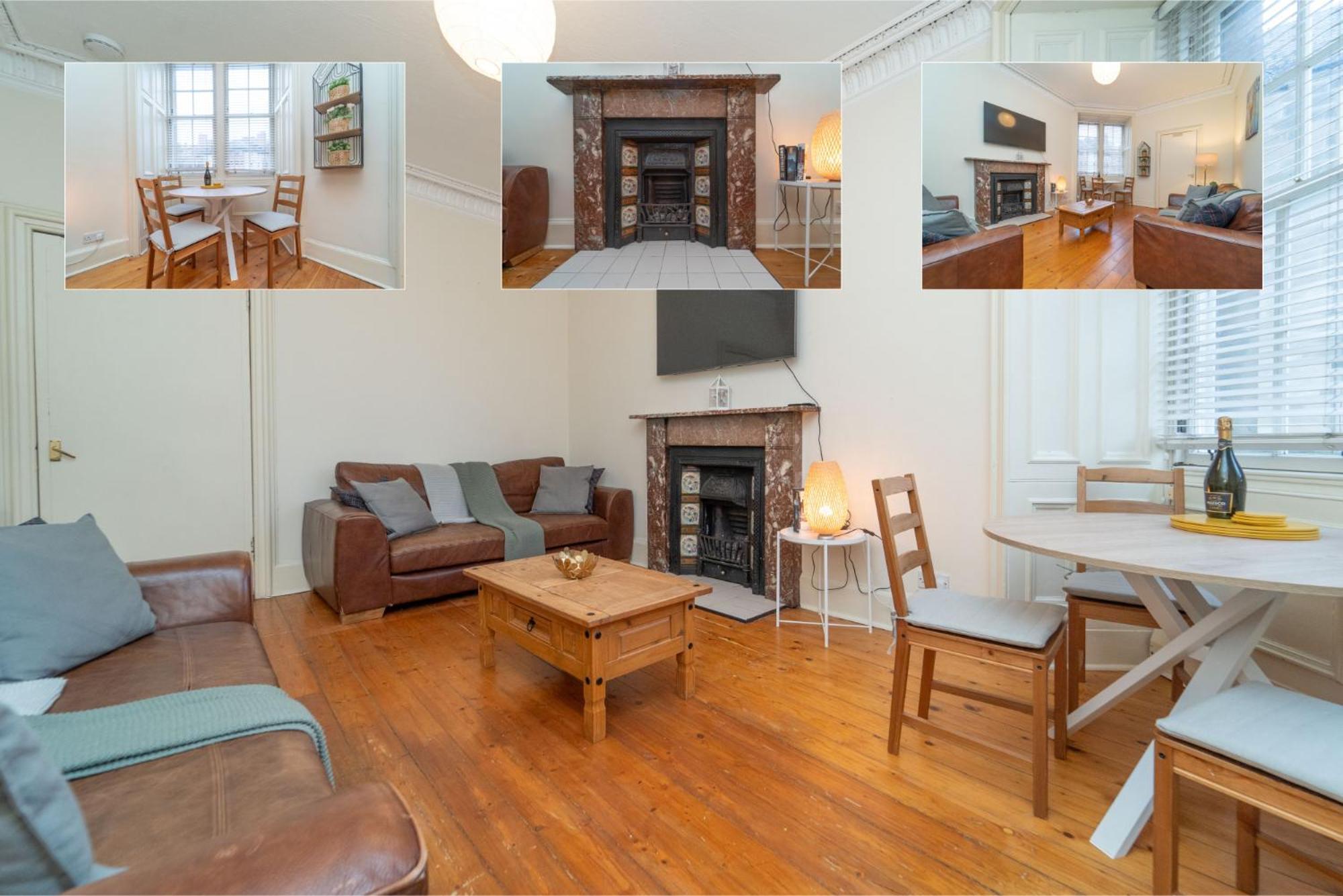 Large City Corner Apartment Edimburgo Exterior foto